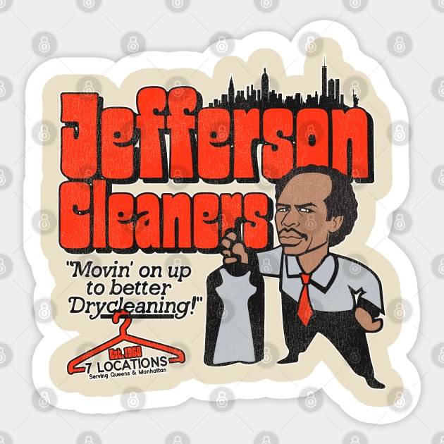 Jefferson Cleaners Sticker by darklordpug